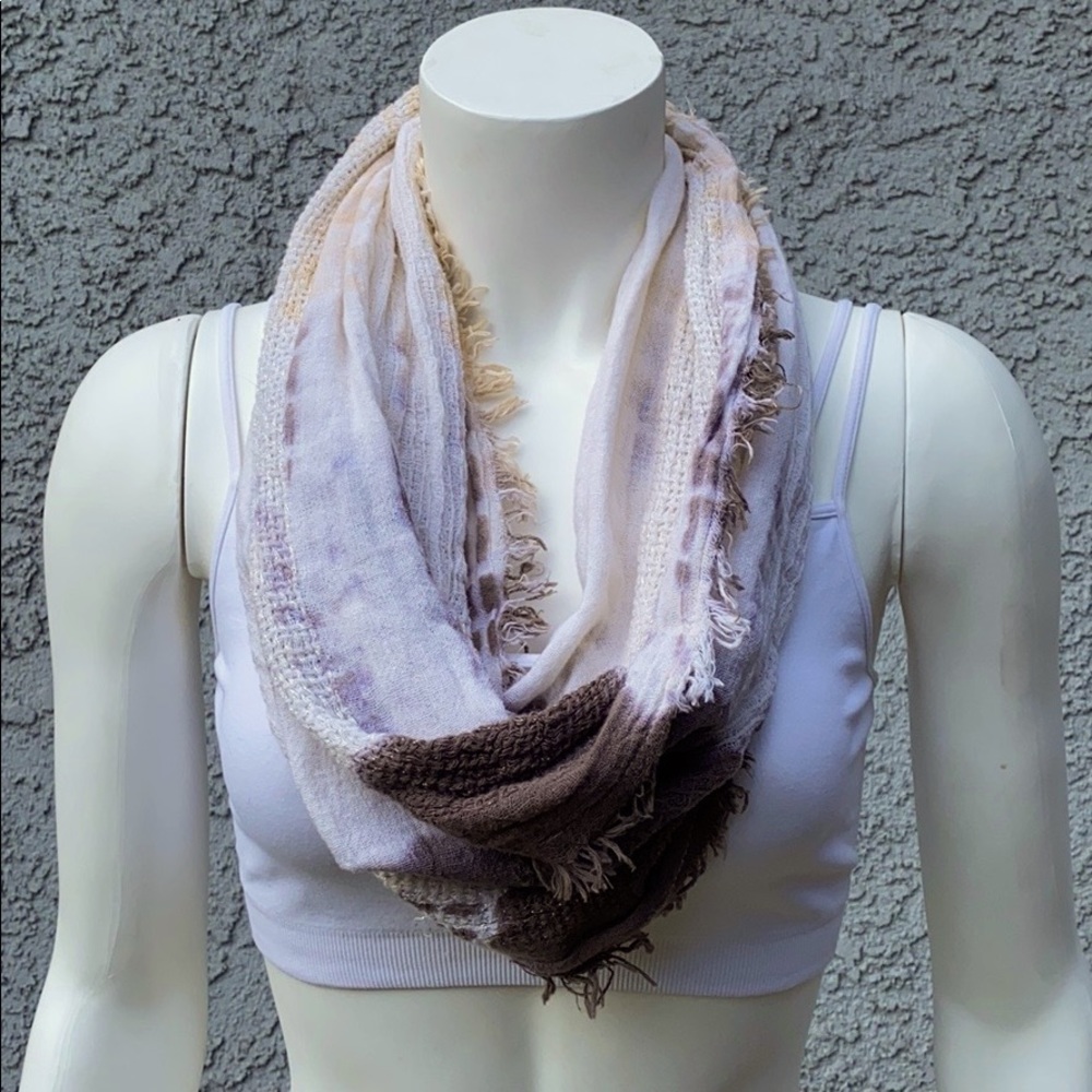 Collection eighteen tie dye knit infinity scarf 🧣